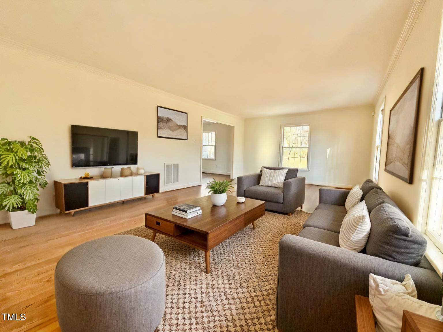 708 Macon Place Raleigh, NC 27609 - Photo 9 of 32 Virtually staged living room