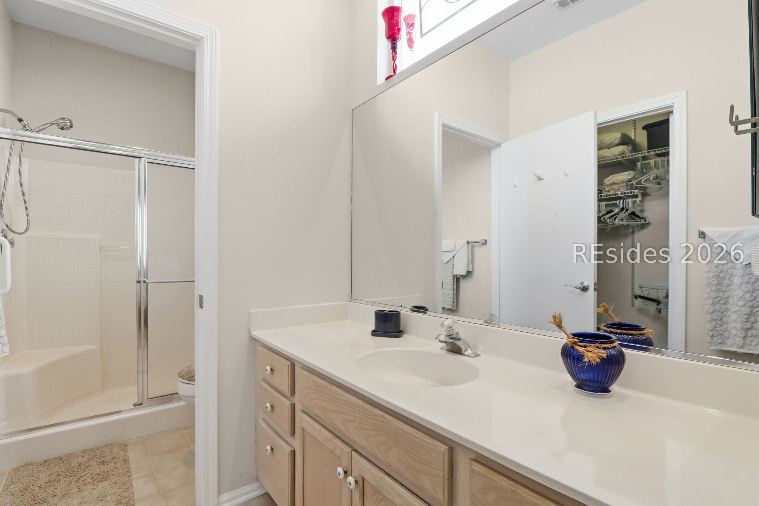 33 Broughton Circle Bluffton, SC 29909 - Photo 15 of 36 Clean, neutral vanity with ample storage