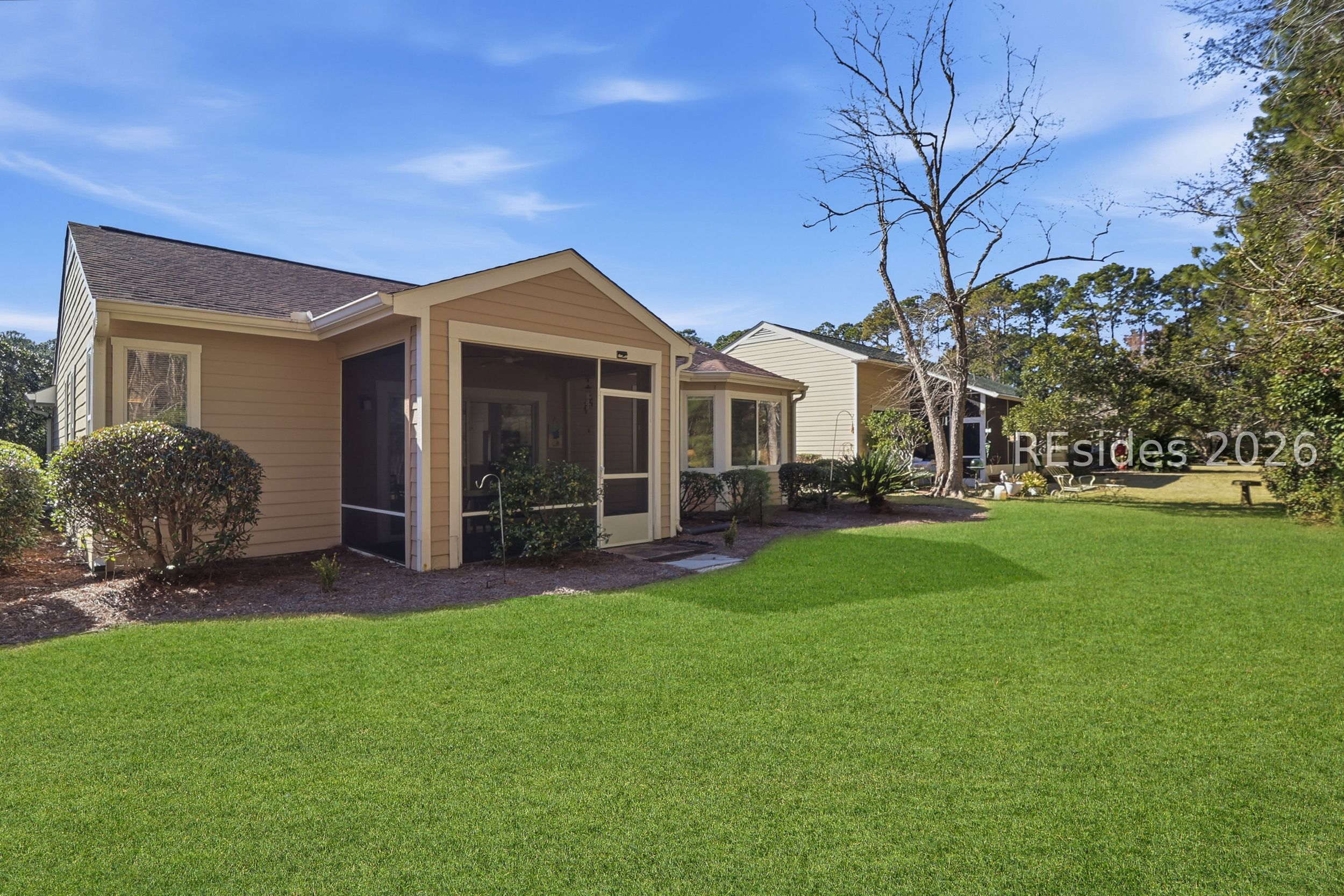 33 Broughton Circle Bluffton, SC 29909 - Photo 21 of 36 Screened in porch rear exterior