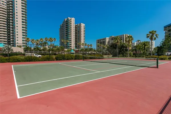 a view of a tennis court