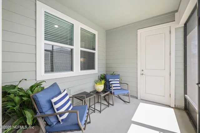 a house view with a garden space