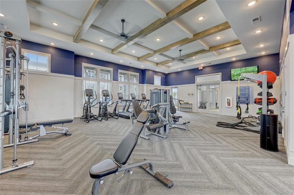 4000 Mill Spring Circle, Unit 4918 Oakwood, GA 30566 - Photo 22 of 28 a view of a room with gym equipment