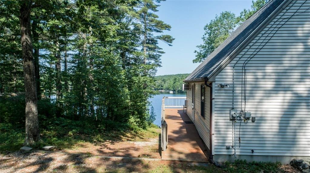 171 Barkers Pond Road Lyman, ME 04002 - Photo 4 of 35 from the driveway with a ramp for...
