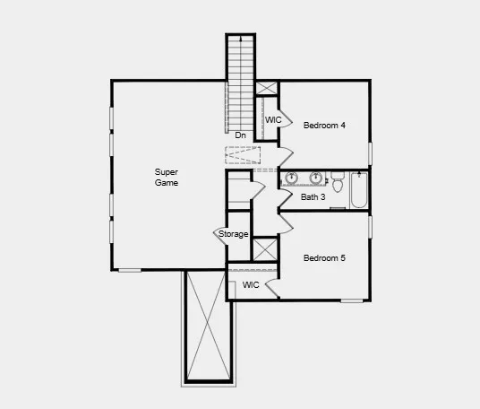 a view of a staircase