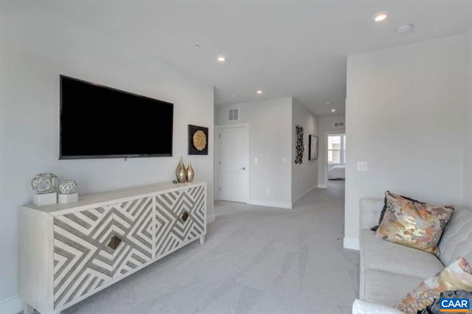 828 A Wesley Lane, Unit A Charlottesville, VA 22911 - Photo 27 of 33 a living room with furniture and a flat screen tv