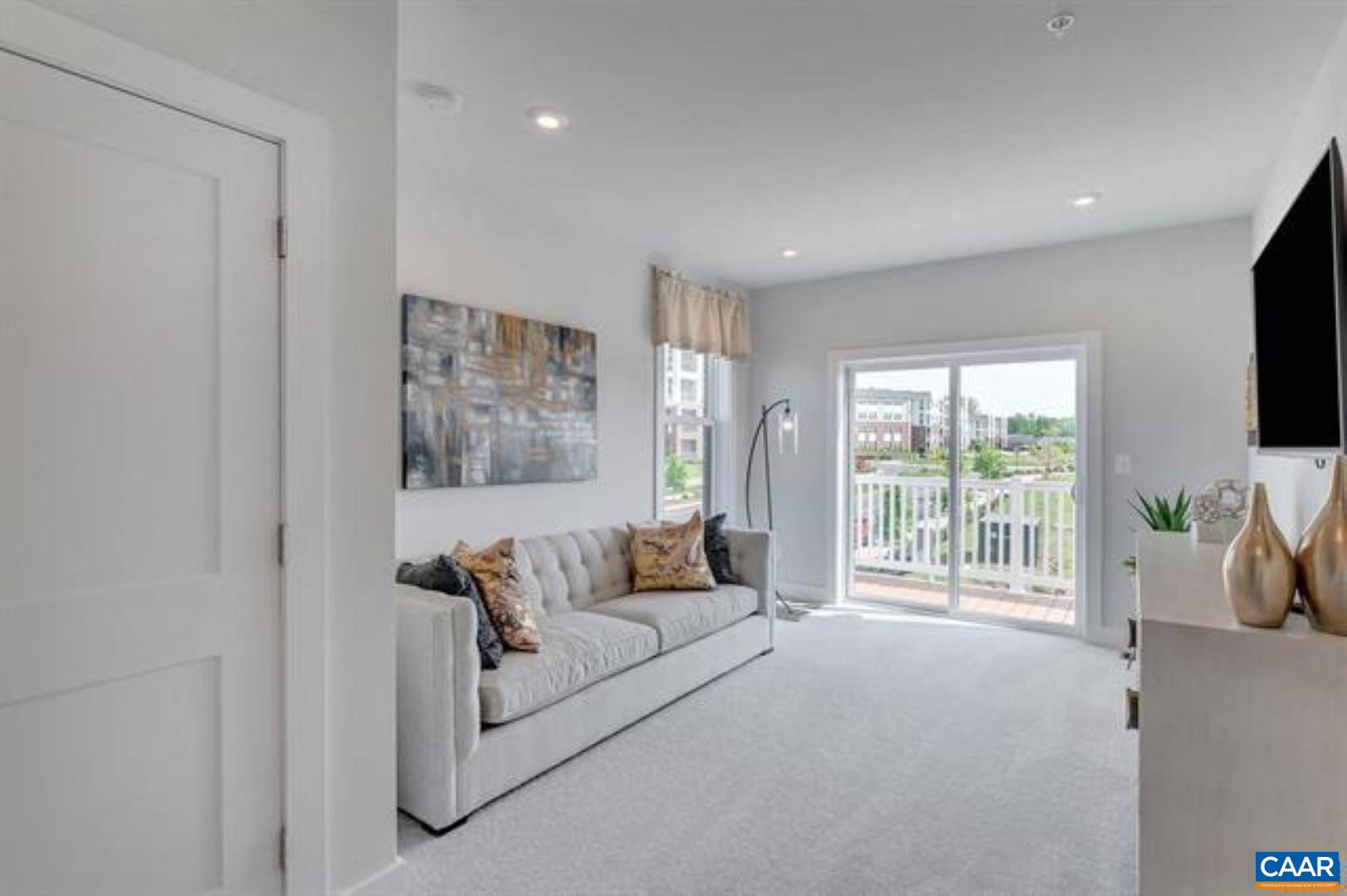 828 A Wesley Lane, Unit A Charlottesville, VA 22911 - Photo 29 of 33 a living room with furniture and a flat screen tv