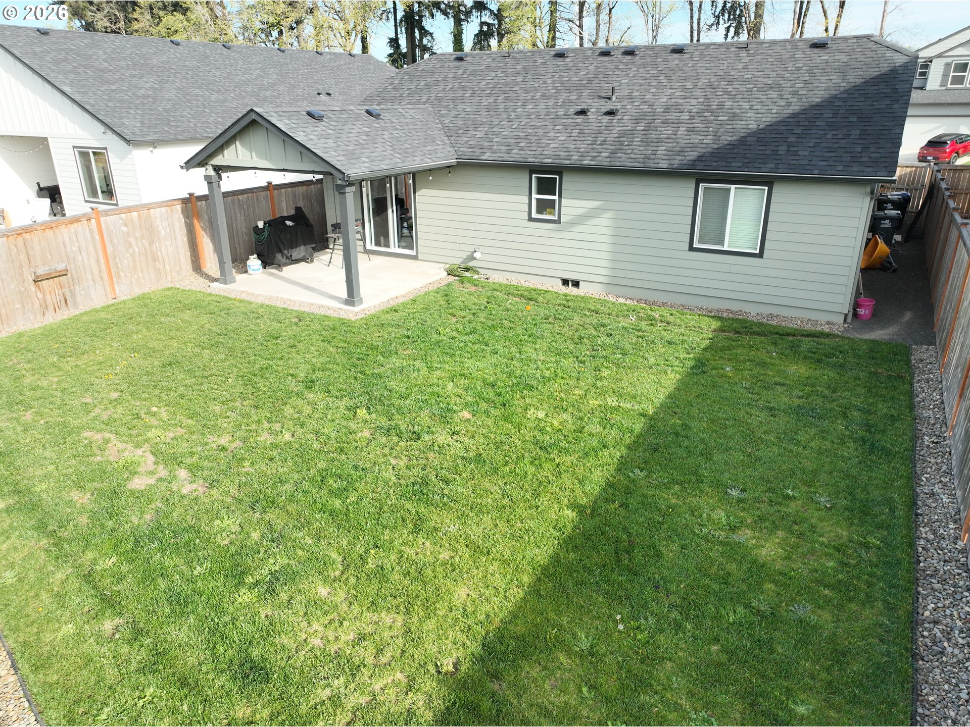 4967 Cedar View Drive Springfield, OR 97478 - Photo 19 of 22 a front view of a house with yard and garage