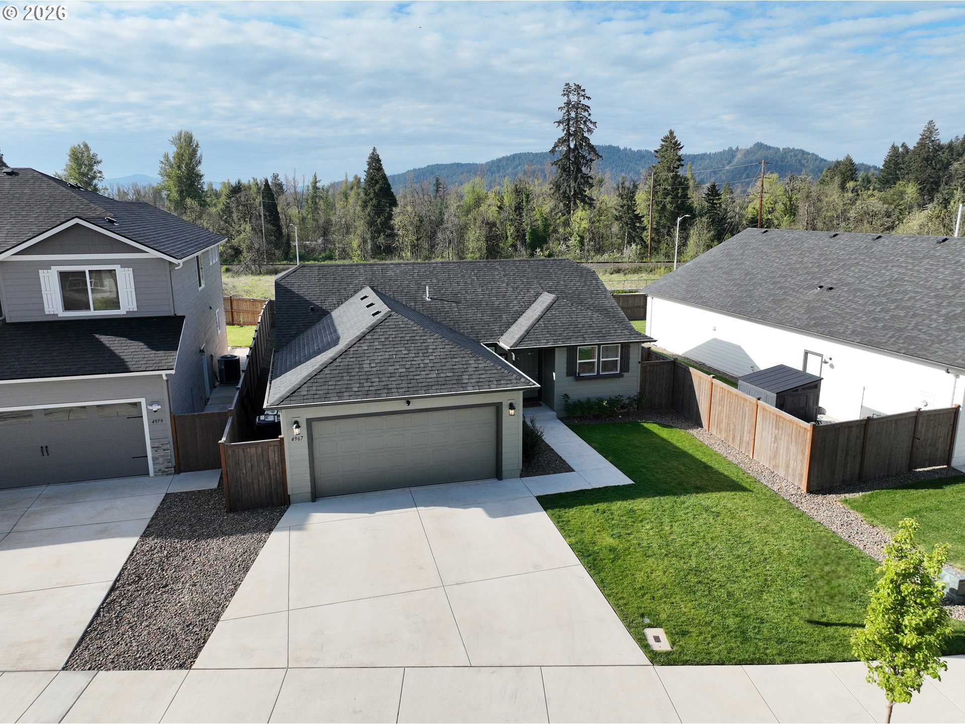 4967 Cedar View Drive Springfield, OR 97478 - Photo 2 of 22 a aerial view of a house with a yard