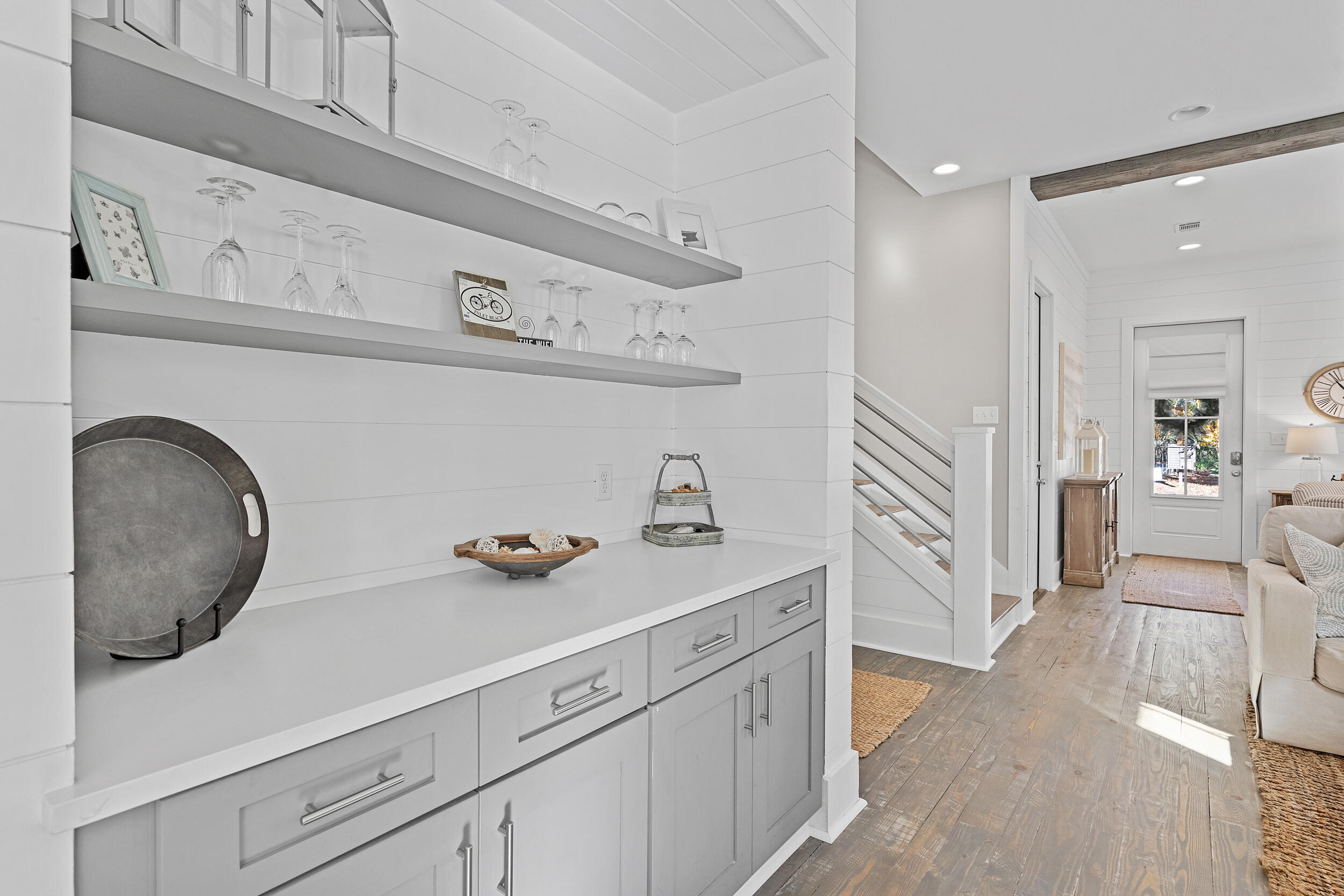 17 Pompano Court Inlet Beach, FL 32461 - Photo 15 of 48 a view of a kitchen with cabinets and a stove