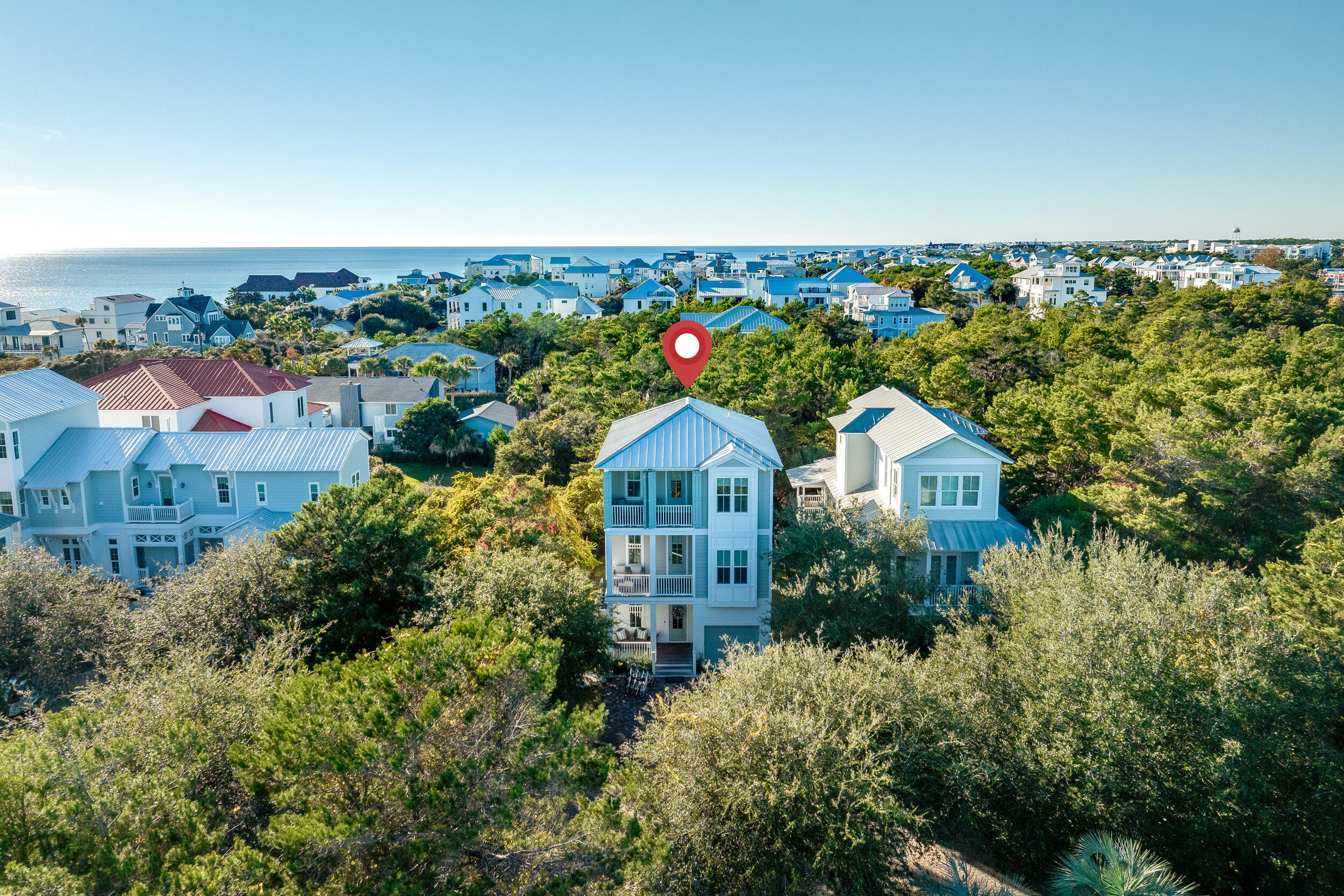 17 Pompano Court Inlet Beach, FL 32461 - Photo 2 of 48 an aerial view of a house