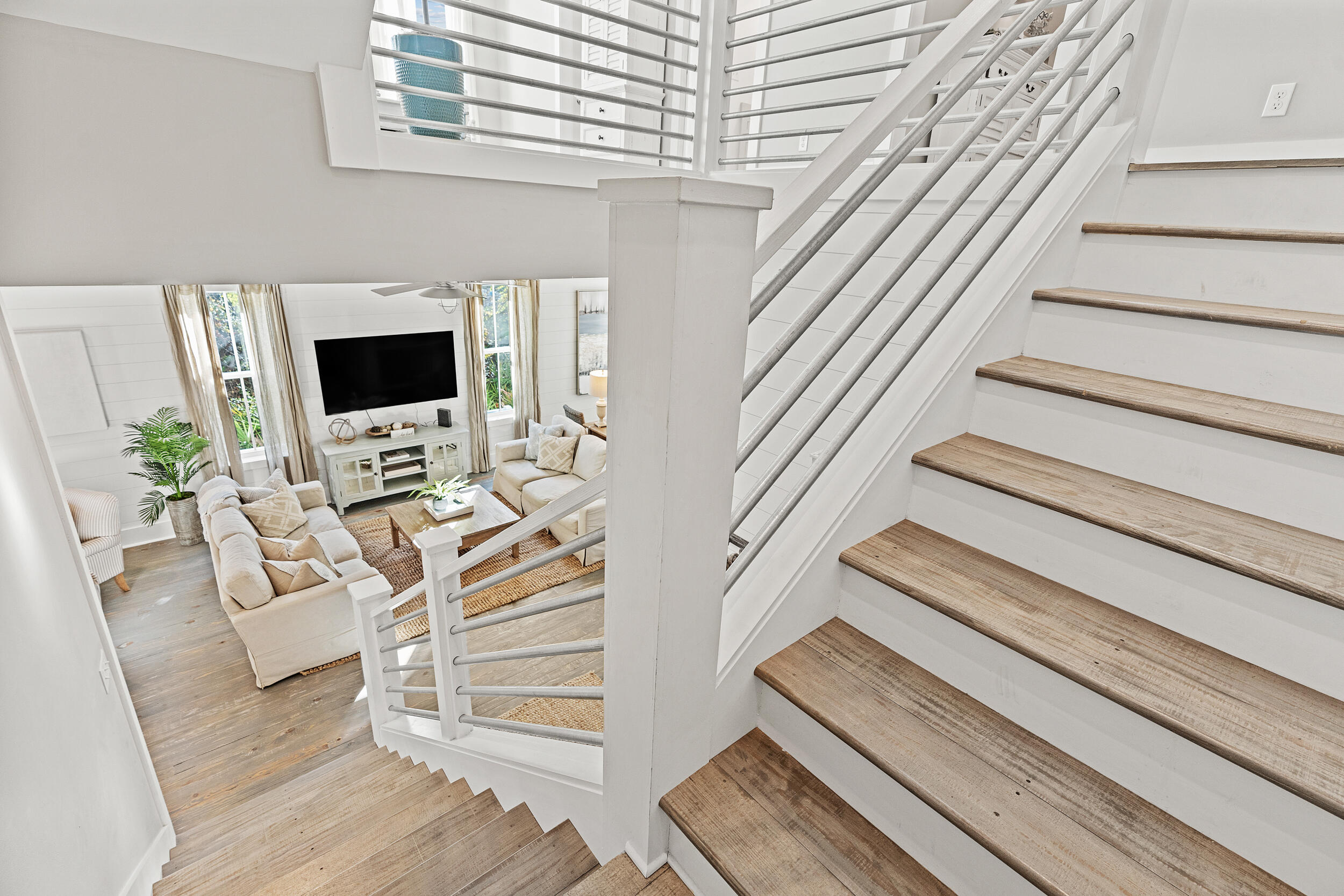 17 Pompano Court Inlet Beach, FL 32461 - Photo 21 of 48 a view of entryway and hall with wooden floor