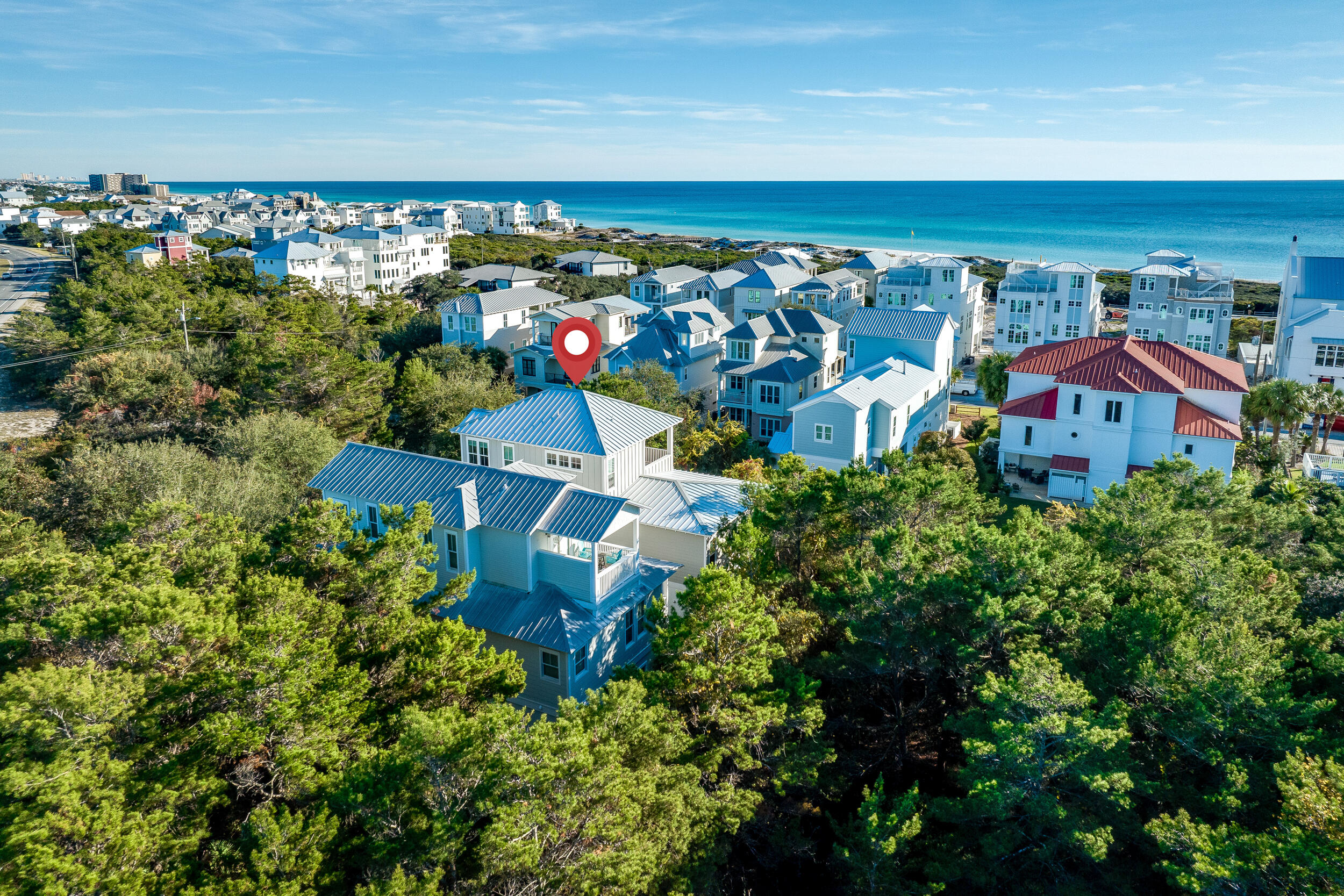 17 Pompano Court Inlet Beach, FL 32461 - Photo 3 of 48 an aerial view of multiple house