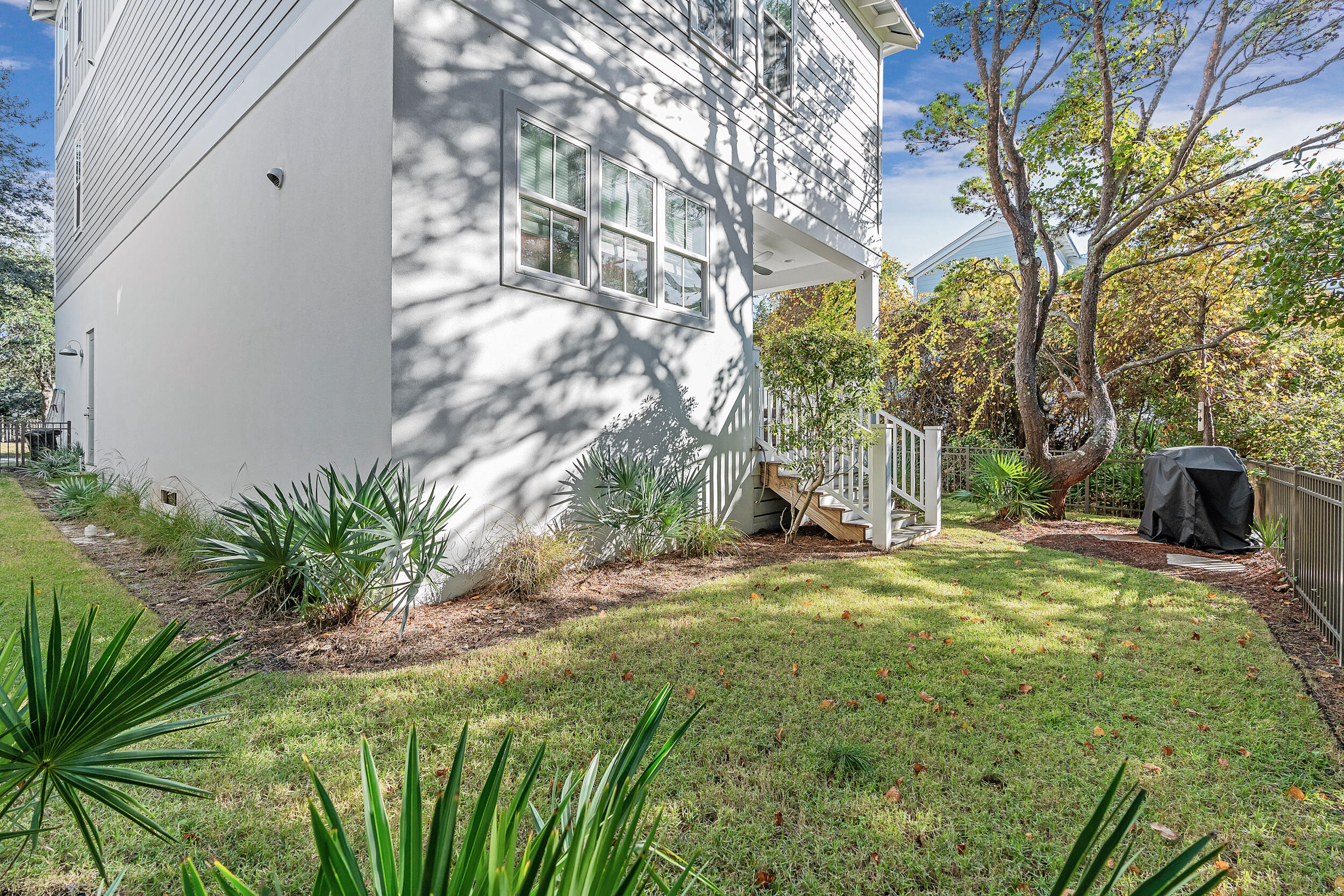 17 Pompano Court Inlet Beach, FL 32461 - Photo 43 of 48 a view of a yard with plants and trees