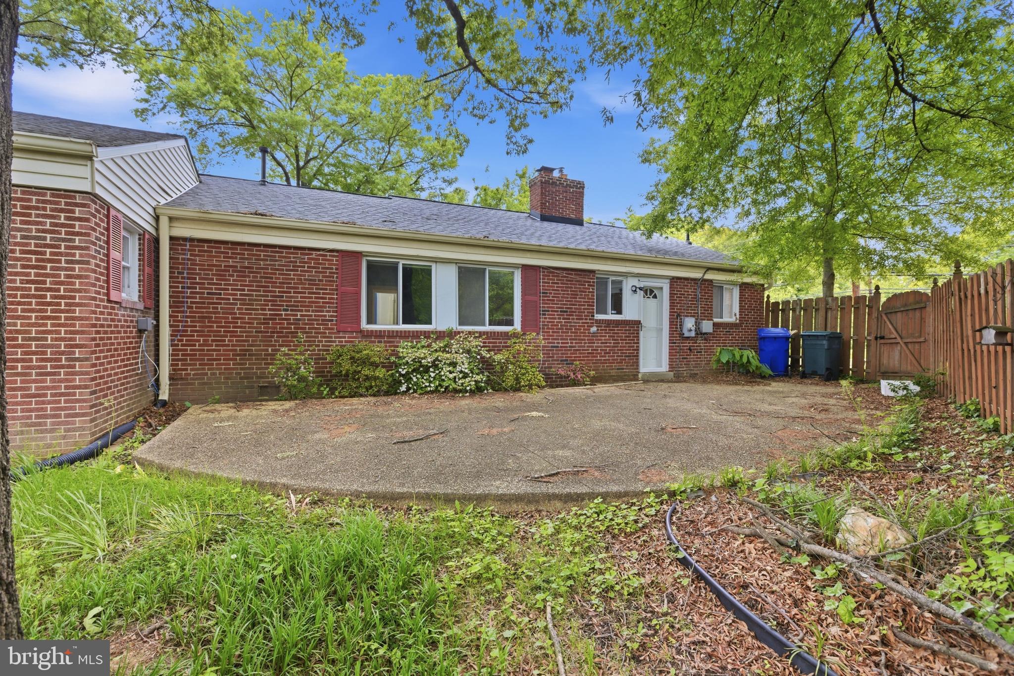 6801 Adelphi Road University Park, MD 20782 - Photo 24 of 26 Great patio and rear yard for entertaining.