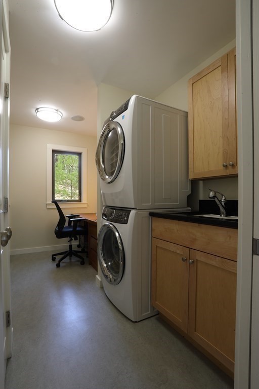 18 Willow Road Harvard, MA 01451 - Photo 19 of 35 a utility room with sink dryer and washer