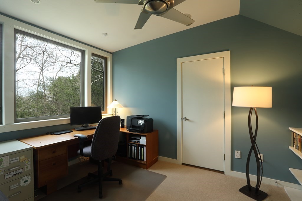 18 Willow Road Harvard, MA 01451 - Photo 23 of 35 a view of a workspace with furniture and a window