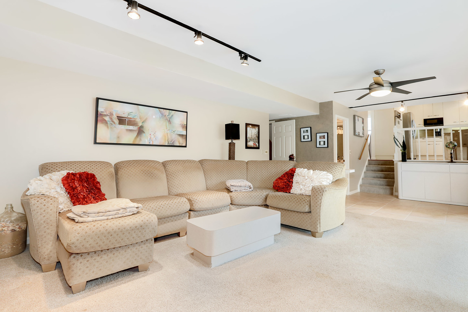 1341 Devonshire Road Buffalo Grove, IL 60089 - Photo 11 of 34 a living room with furniture and a wooden floor