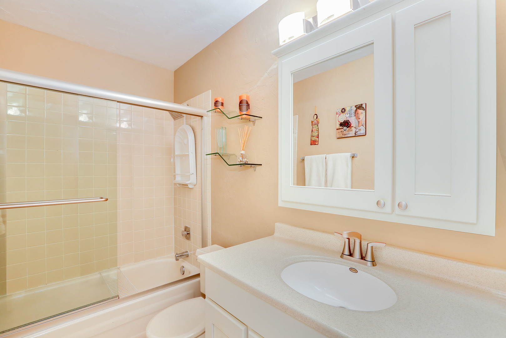 1341 Devonshire Road Buffalo Grove, IL 60089 - Photo 27 of 34 a bathroom with a sink and a mirror