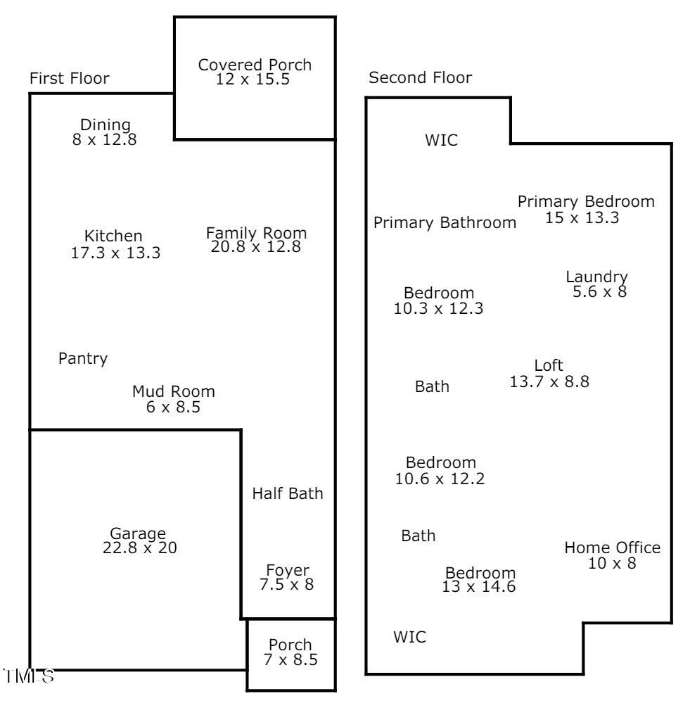1805 Fairview Road Raleigh, NC 27608 - Photo 32 of 32 1805 Fairview Floorplan