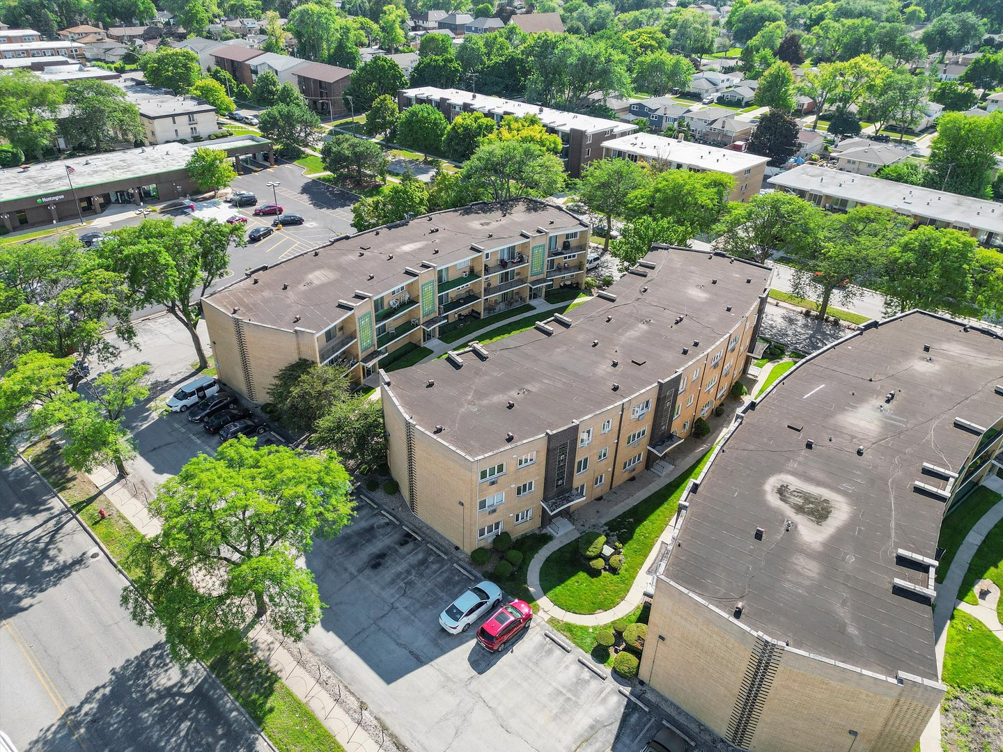 10340 South Pulaski Road, Unit 103 Oak Lawn, IL 60453 - Photo 23 of 30 an aerial view of a house with a yard