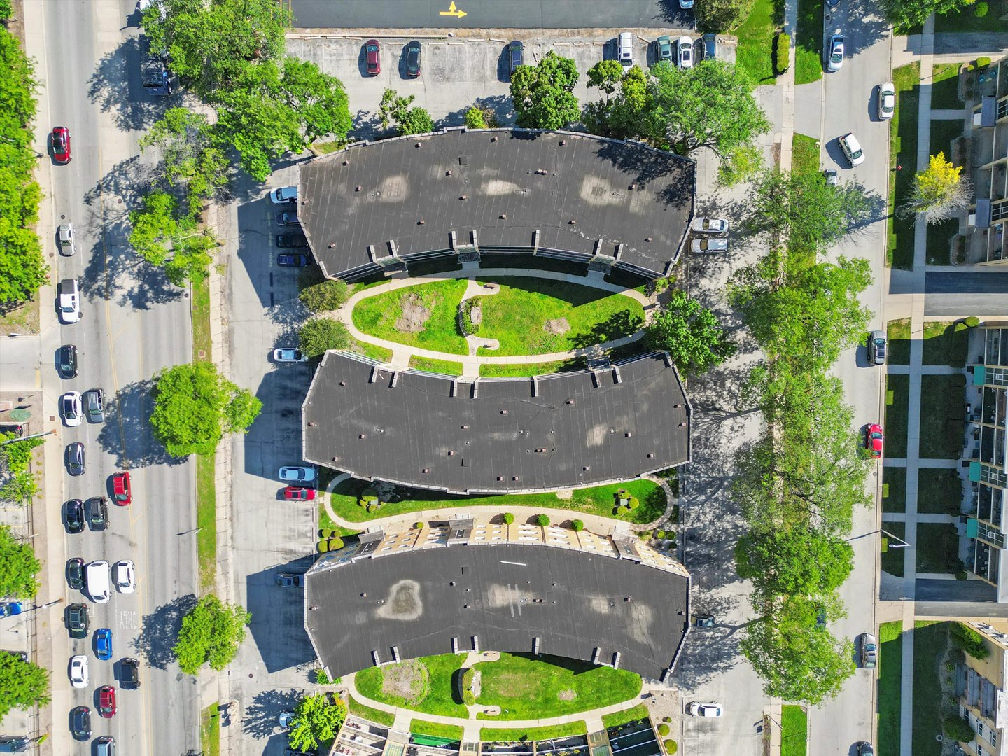 10340 South Pulaski Road, Unit 103 Oak Lawn, IL 60453 - Photo 27 of 30 an aerial view of a house with yard swimming pool and outdoor seating