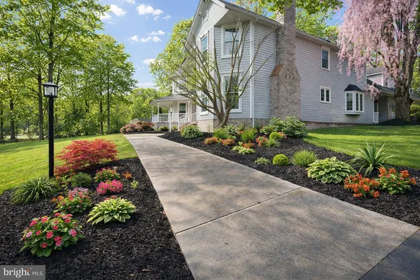 a view of a garage with furniture and a window