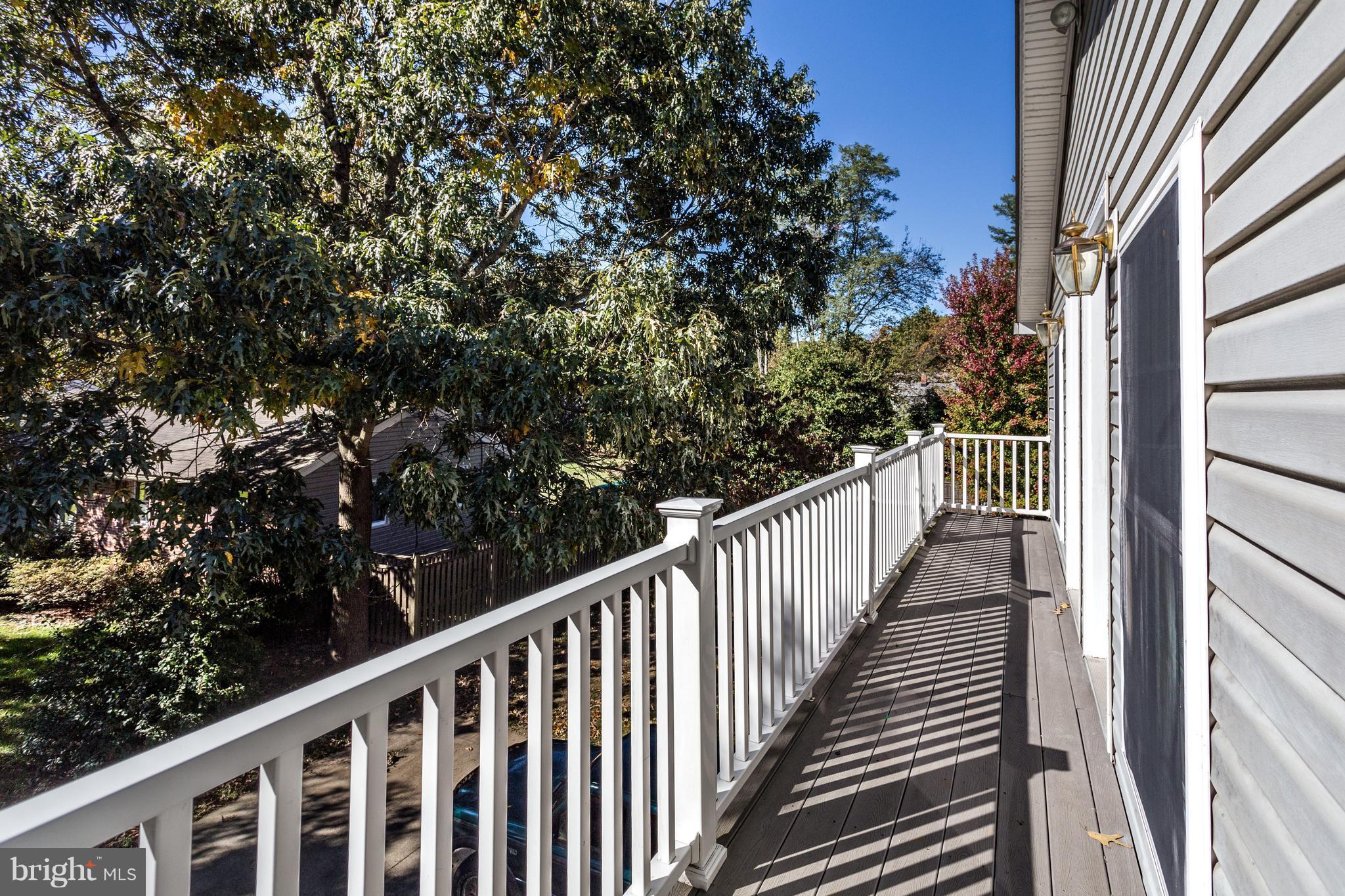 722 Dividing Road Severna Park, MD 21146 - Photo 18 of 30 Full length Trex balcony off upper level bedrooms