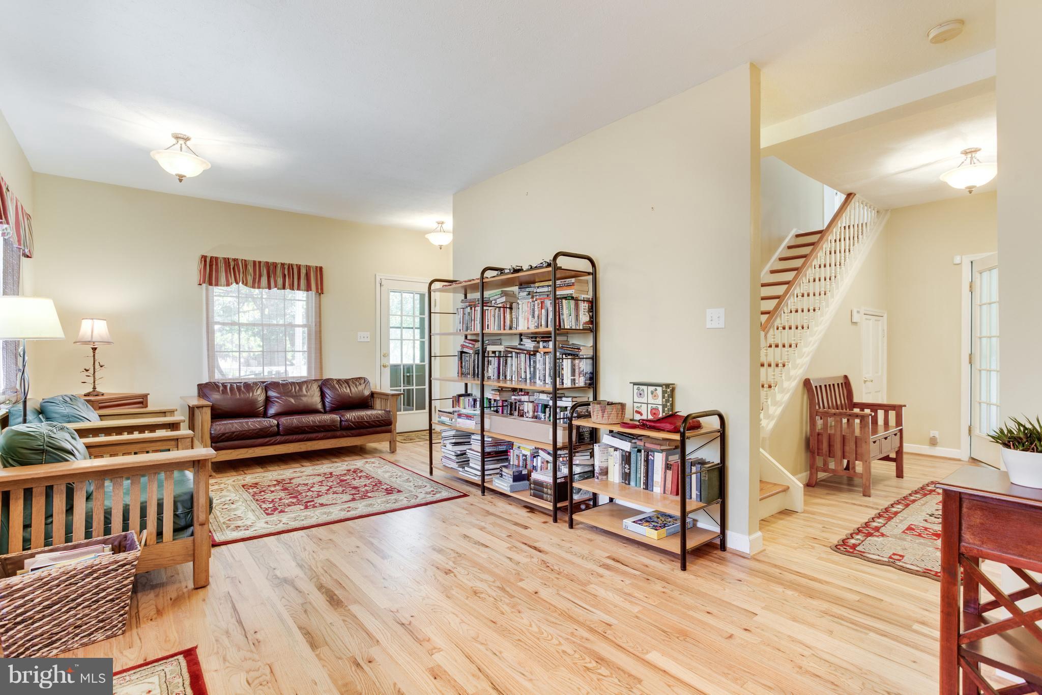 Living Room with Front & Side Entrance