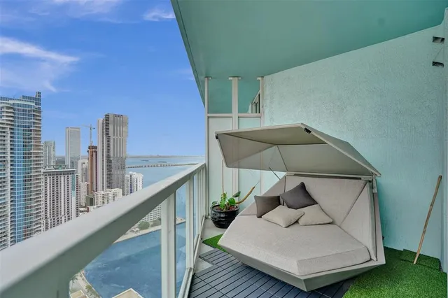 a view of balcony and deck