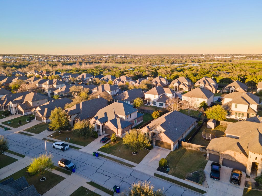 2902 Tempe Drive Cedar Park, TX 78641 - Photo 33 of 38 Aerial view at dusk of a residential view