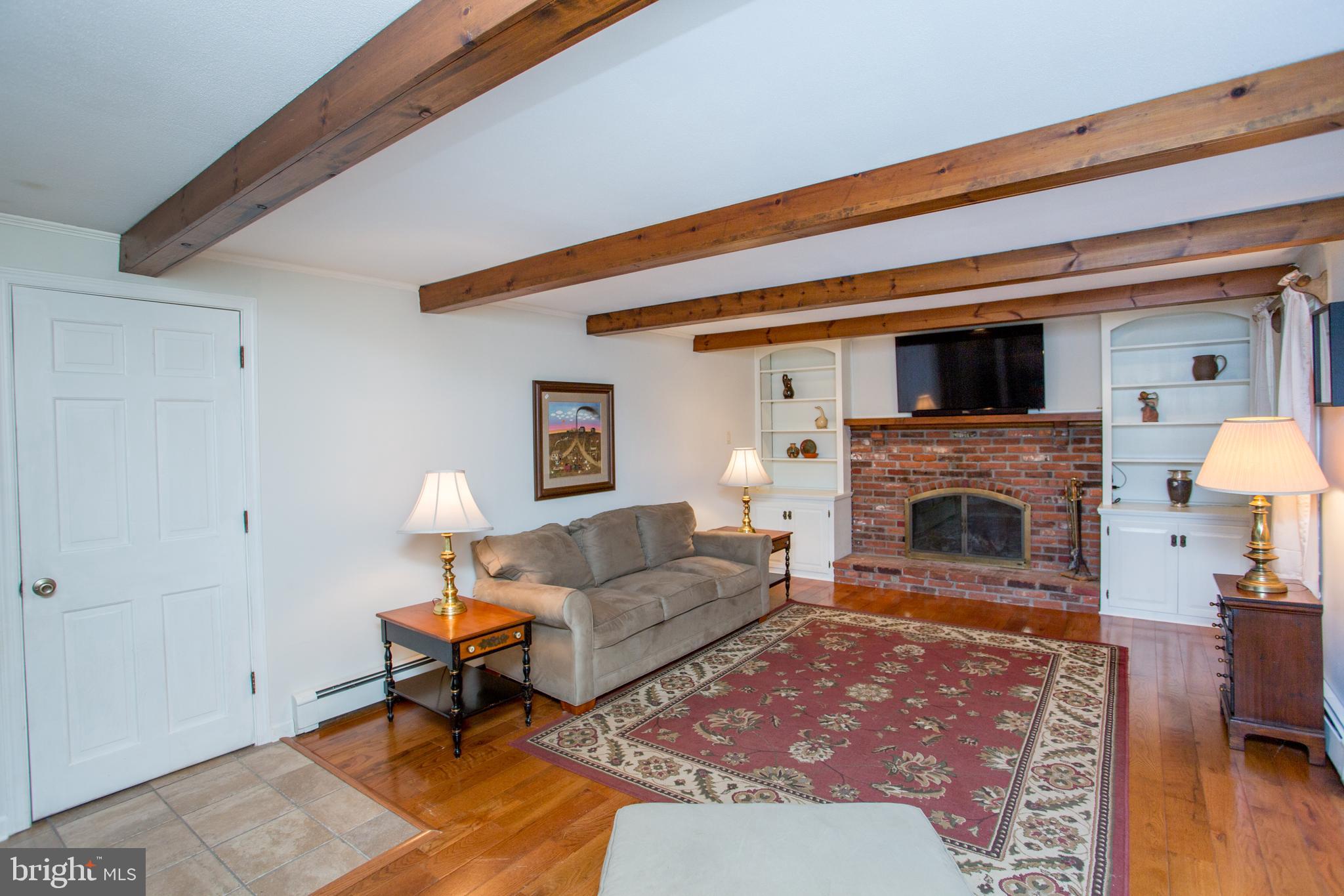 1166 East Sandy Ridge Road Doylestown, PA 18901 - Photo 13 of 48 Family Room Wood Beams