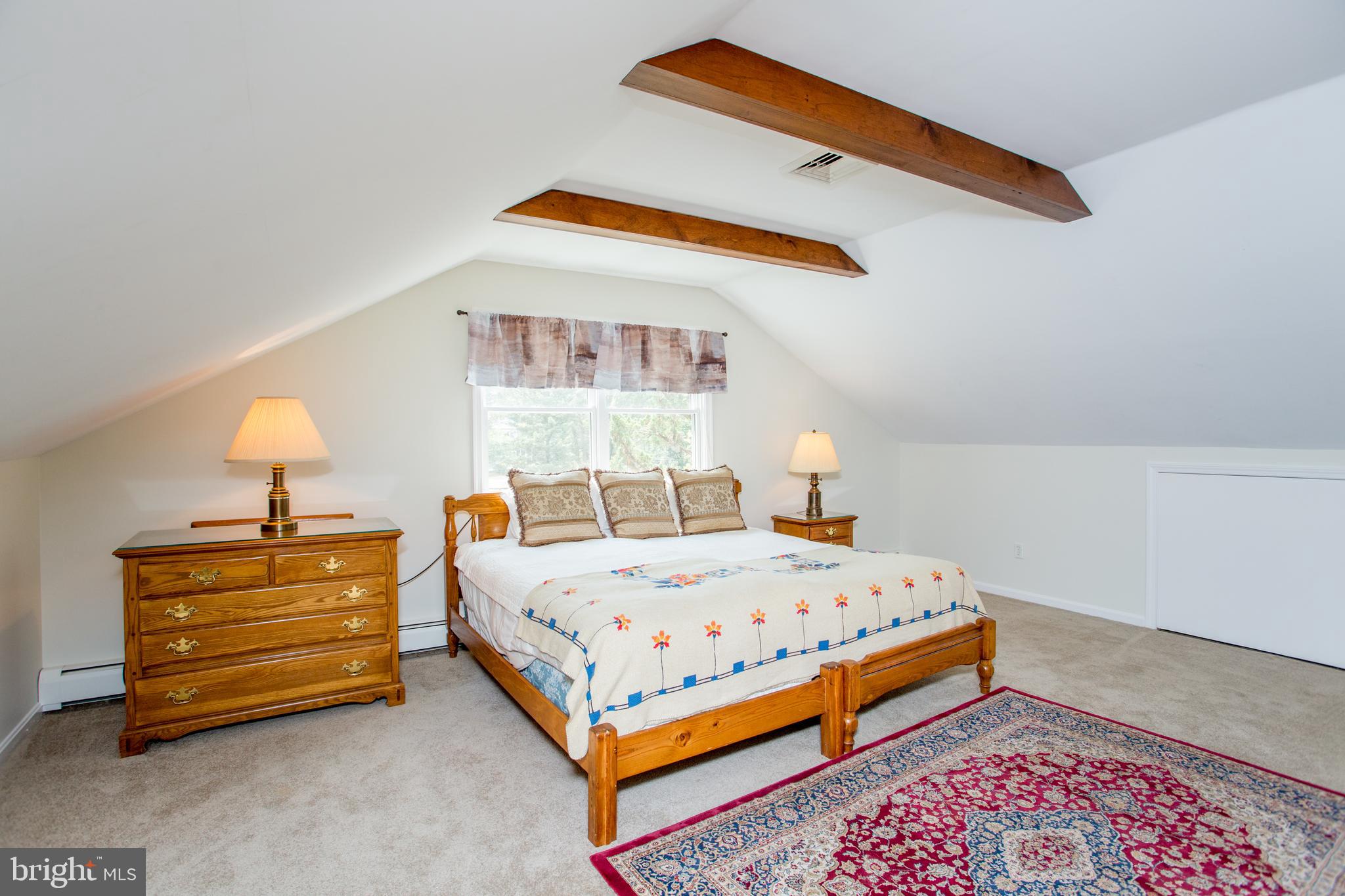 1166 East Sandy Ridge Road Doylestown, PA 18901 - Photo 30 of 48 Bedroom 5 w/Wood Beams