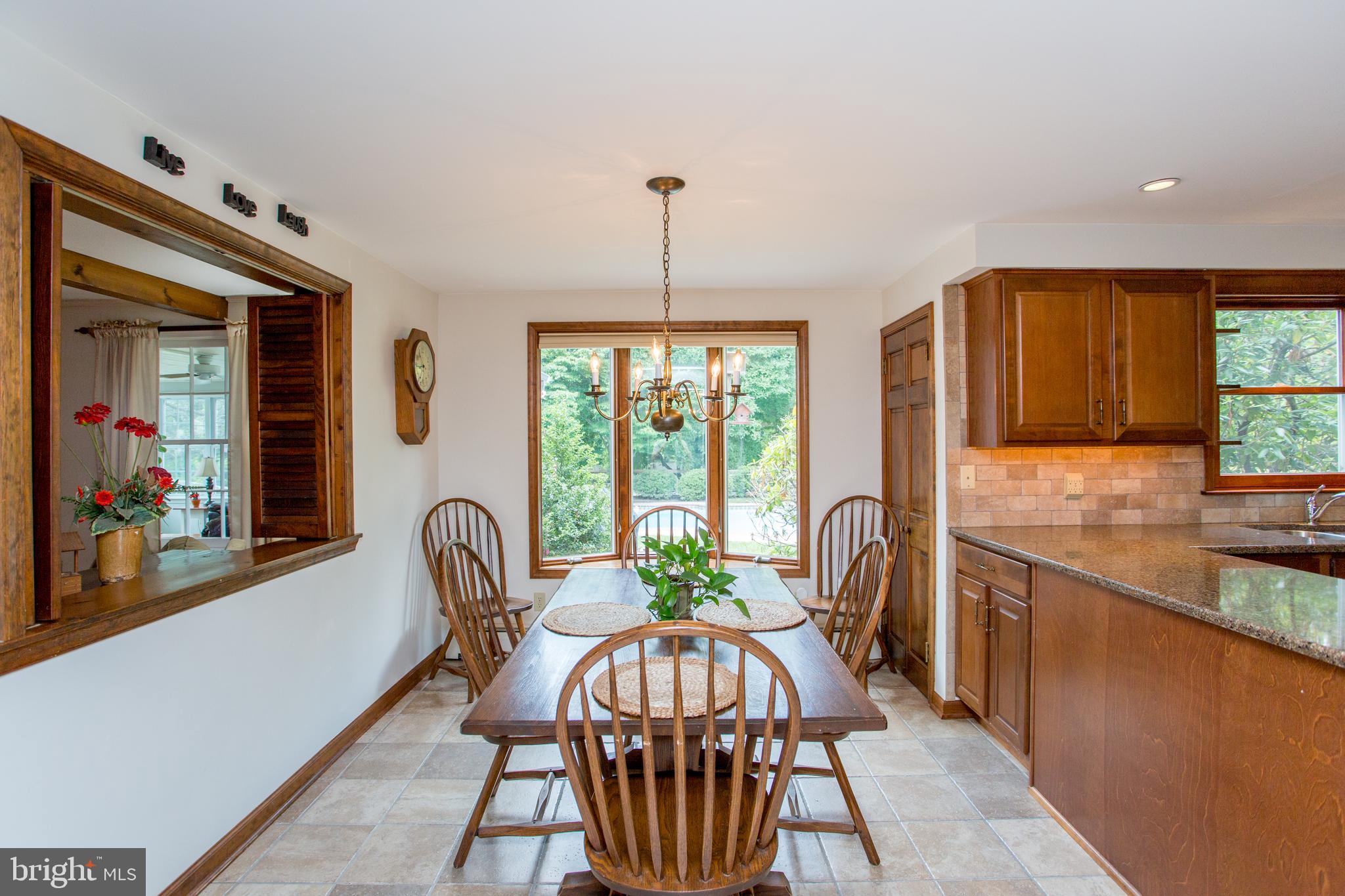 1166 East Sandy Ridge Road Doylestown, PA 18901 - Photo 10 of 48 Eating Area w/Bay Window & Pool View