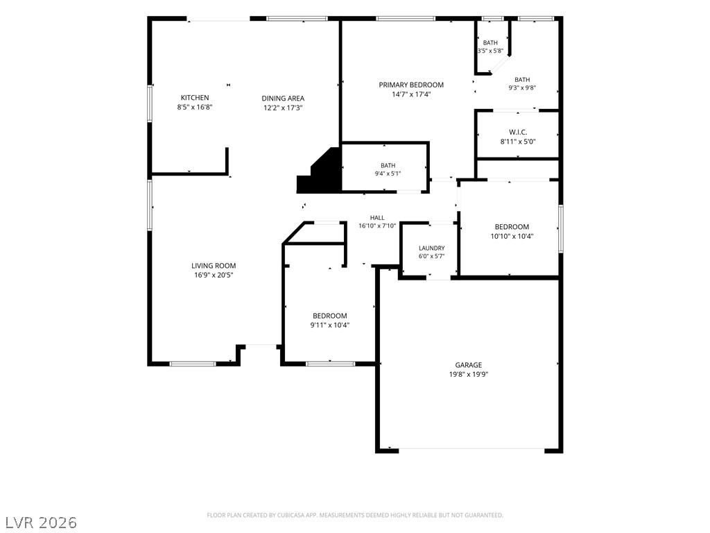 811 Rio Poco Court Henderson, NV 89015 - Photo 42 of 42 Navigate this intelligently designed floor plan, offering a clear layout for daily living.