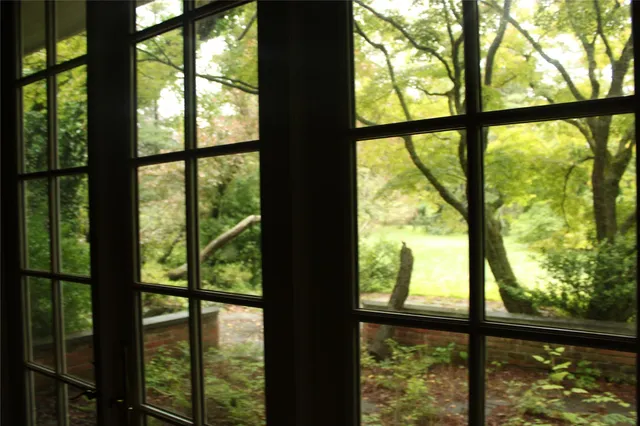 a view of outdoor with green space