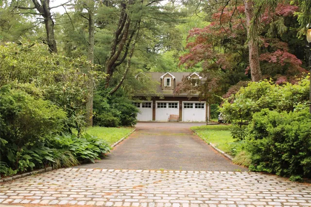 a view of yard with green space