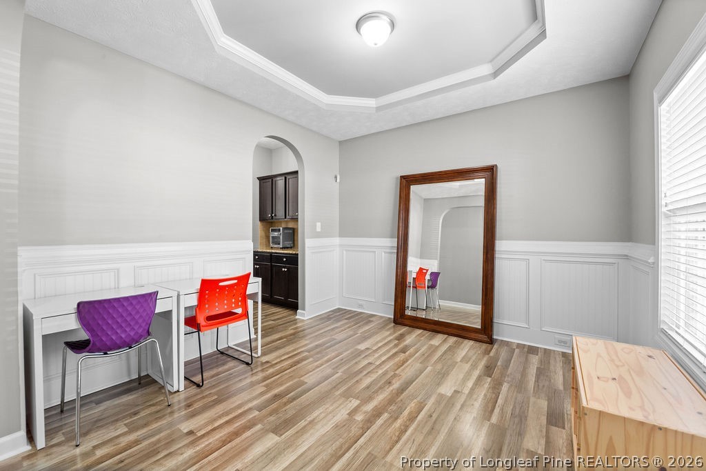 259 Bayleaf Drive Raeford, NC 28376 - Photo 4 of 46 a room with furniture and wooden floor