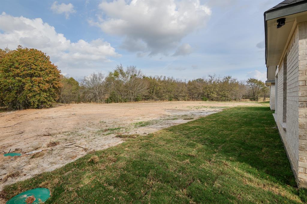 1844 County Road 2320 Terrell, TX 75160 - Photo 10 of 40 a view of yard with mountain and trees in the background