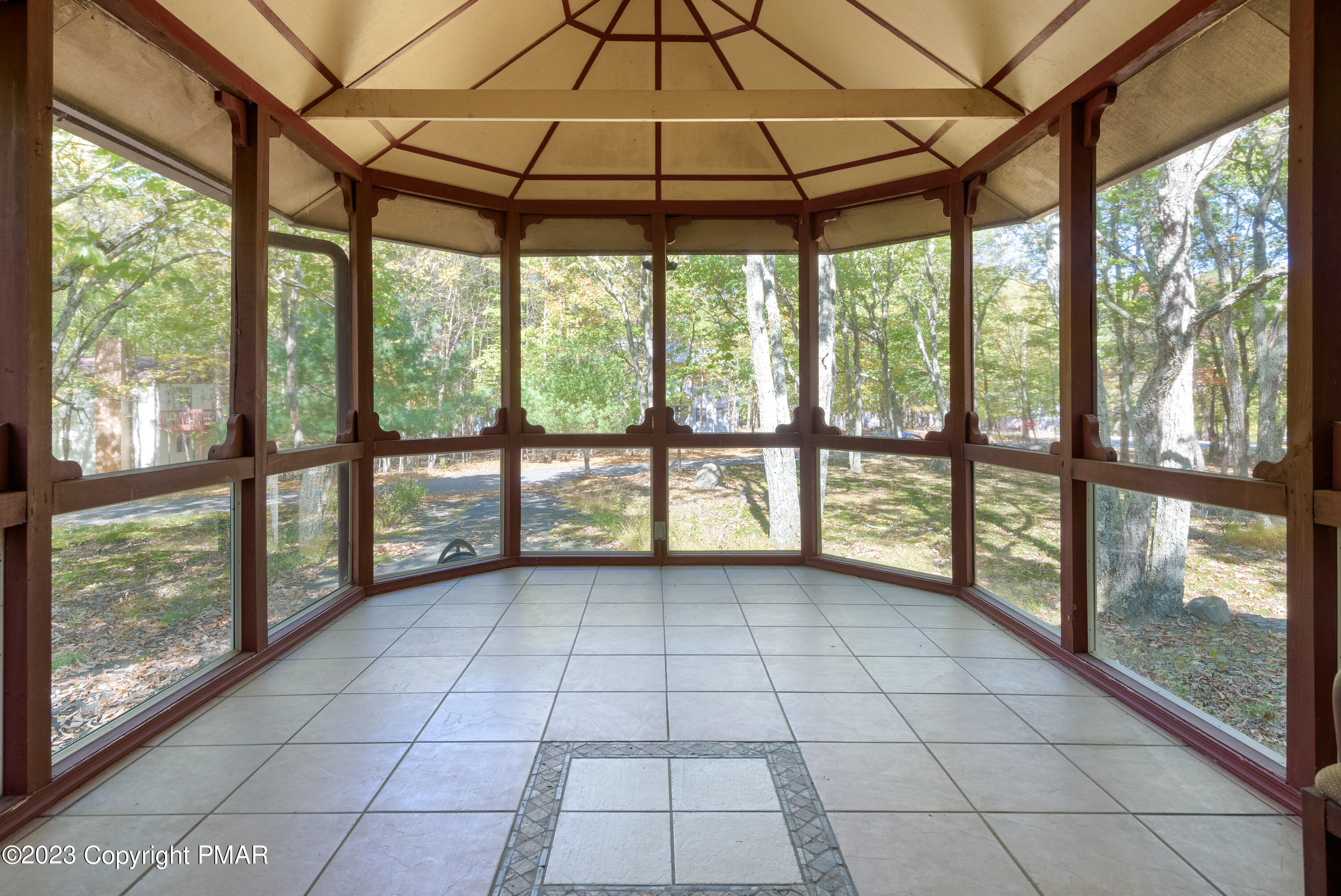 2206 Chatham Drive Bushkill, PA 18324 - Photo 10 of 25 a view of empty room with windows and city view
