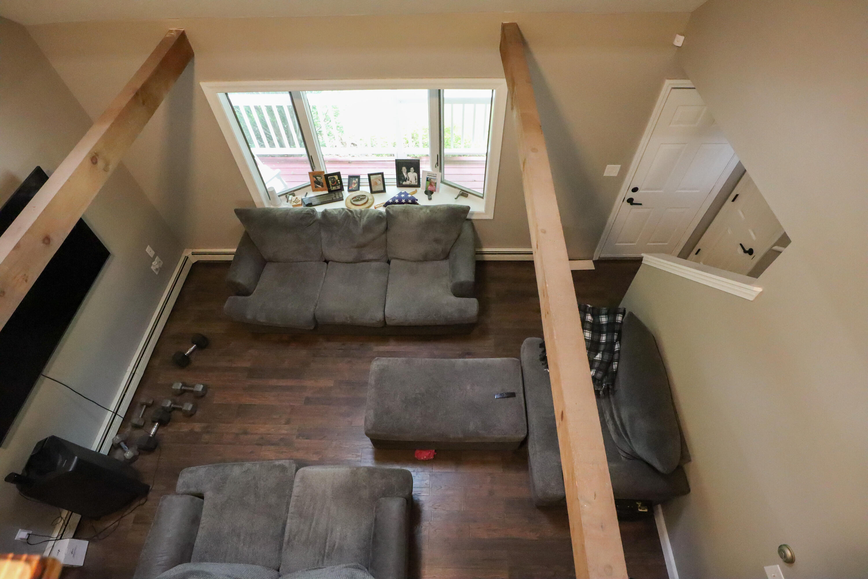 151 Lizotte Road Lebanon, ME 04027 - Photo 11 of 19 LR from the loft