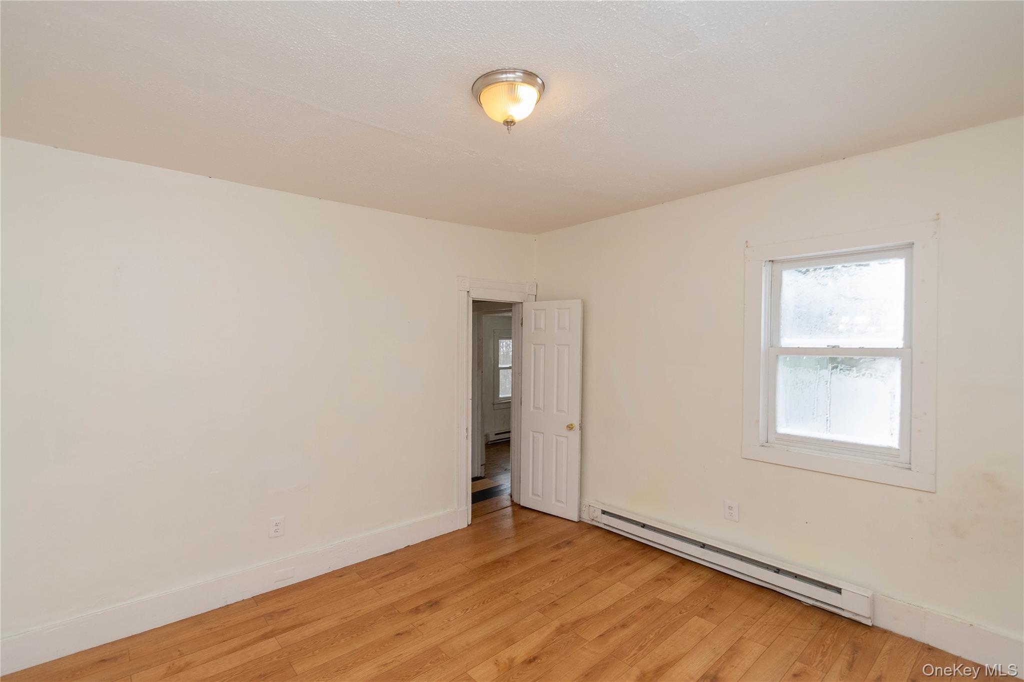 41 Edgar Street Liberty, NY 12754 - Photo 35 of 42 Unfurnished room with a baseboard radiator and light wood-style flooring