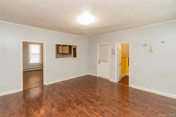 wooden floor in an empty room