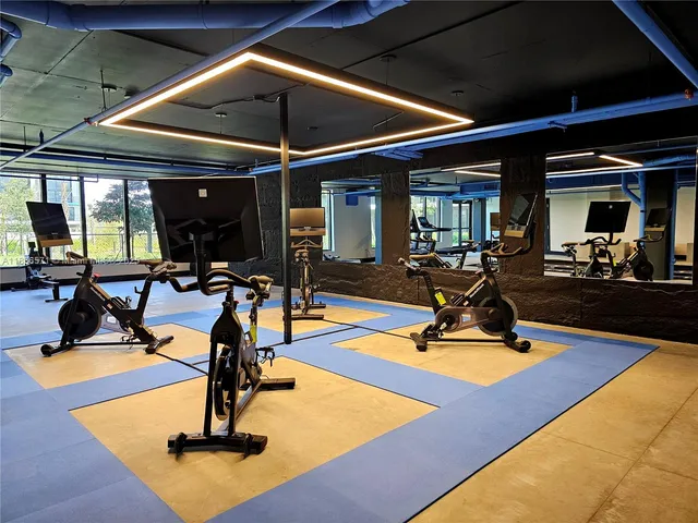 a view of a building with a yard