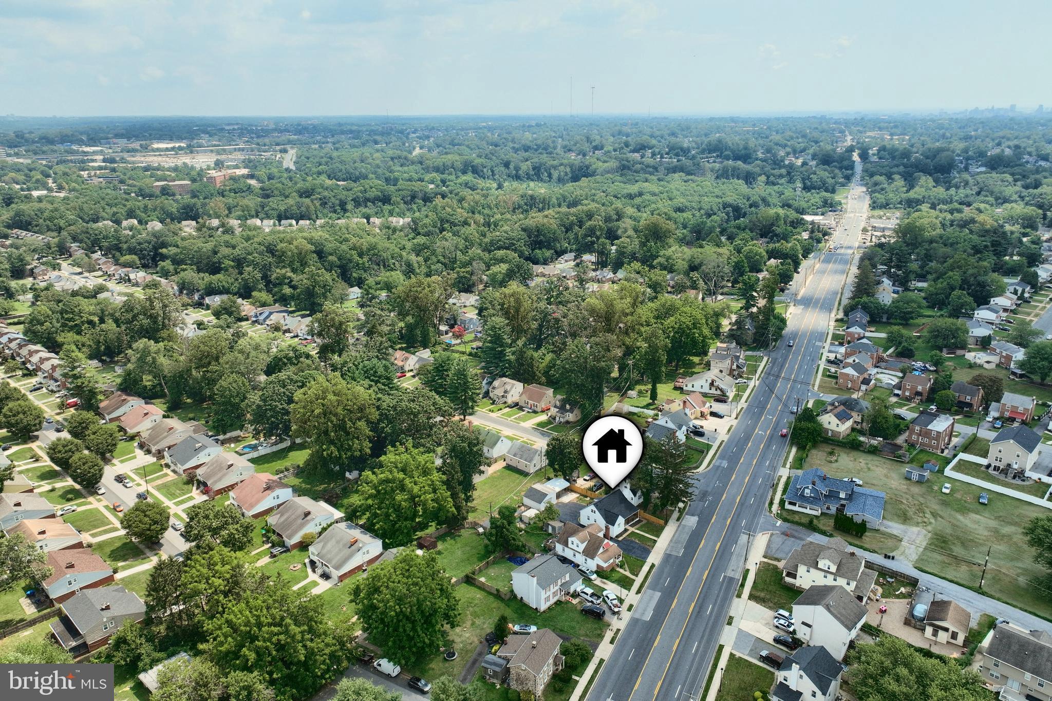 6414 Liberty Road Baltimore, MD 21207 - Photo 48 of 54 an aerial view of residential house with outdoor space