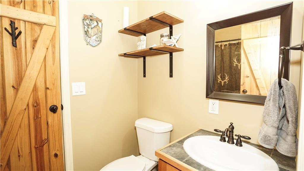 169 Williams Road Taylorsville, GA 30178 - Photo 34 of 84 a bathroom with a sink a toilet and a mirror