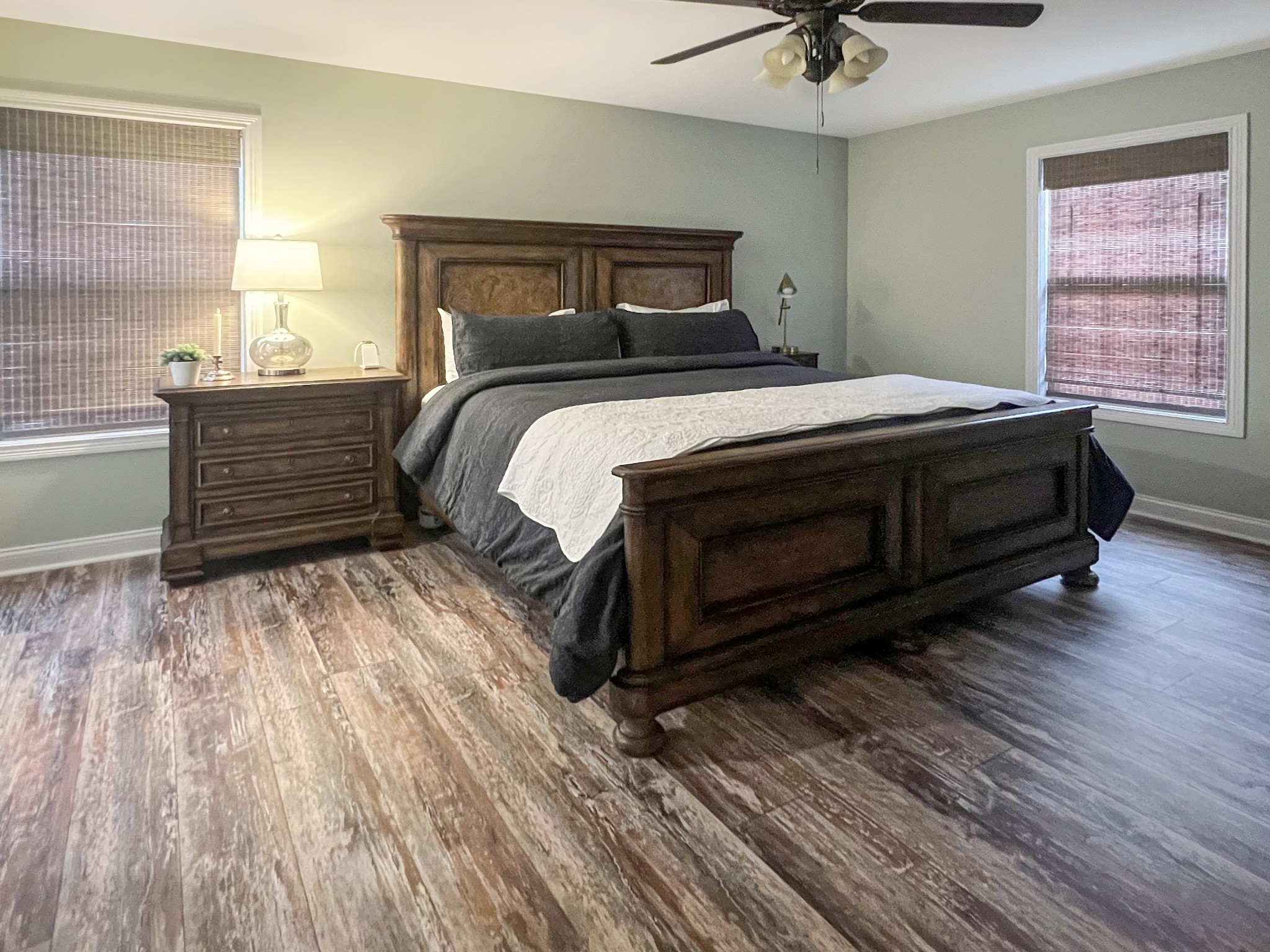 319 Wynns Ferry Road Dover, TN 37058 - Photo 14 of 27 a bedroom with a bed and a ceiling fan