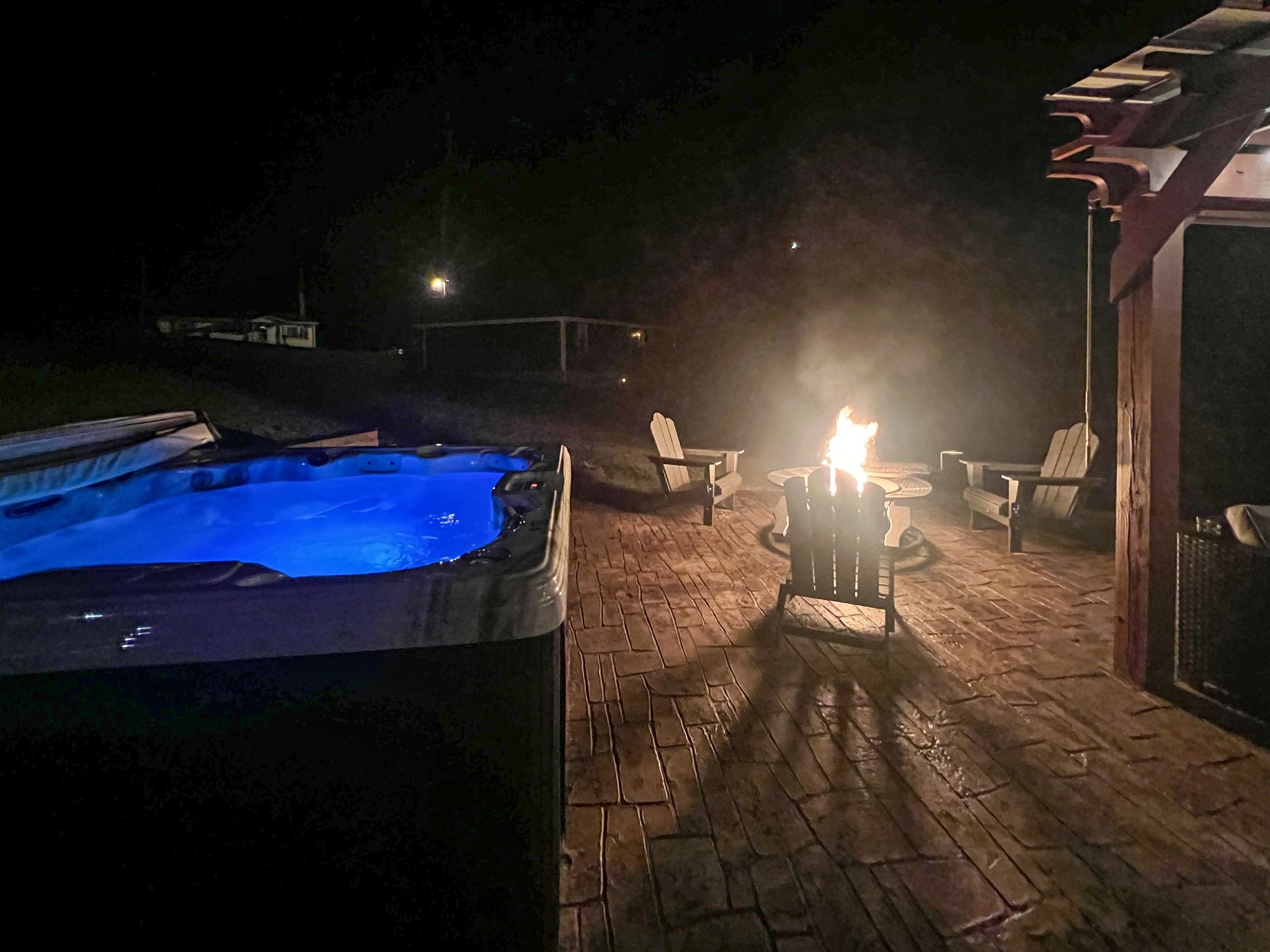 319 Wynns Ferry Road Dover, TN 37058 - Photo 24 of 27 a view of a balcony with chairs and potted plants