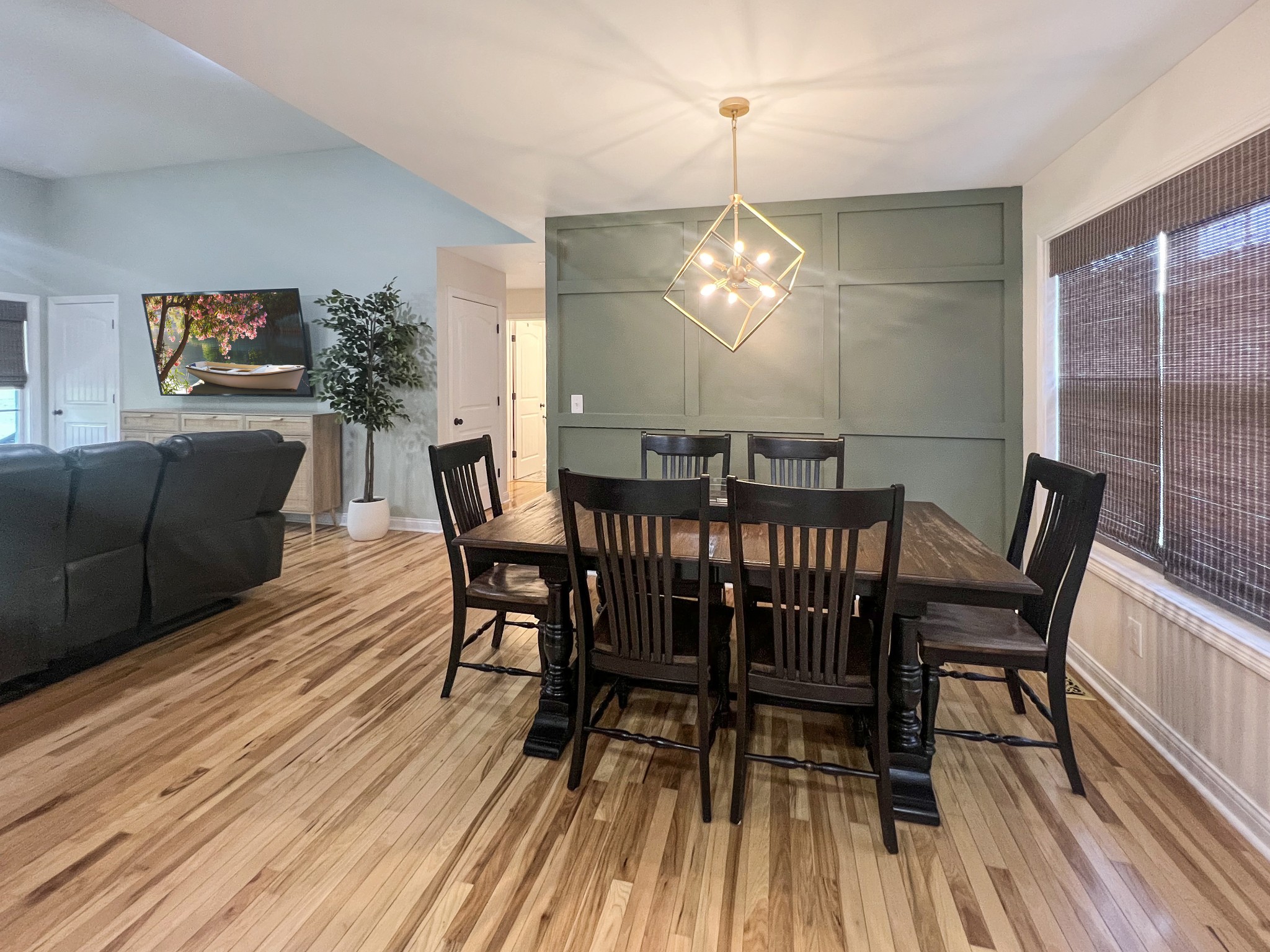 319 Wynns Ferry Road Dover, TN 37058 - Photo 10 of 27 a view of a dining room with furniture wooden floor and chandelier