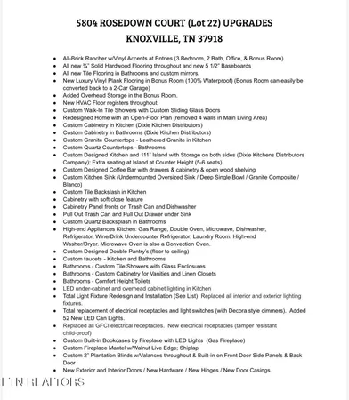 $725,000 | 5804 Rosedown Court, Knoxville, TN 37918