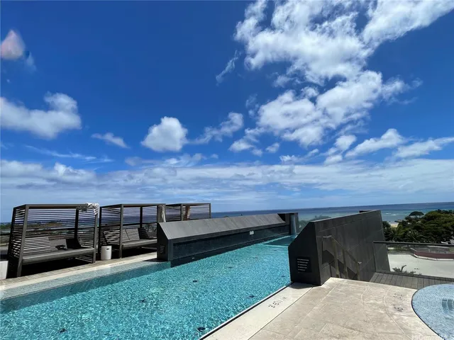 a outdoor space with furniture